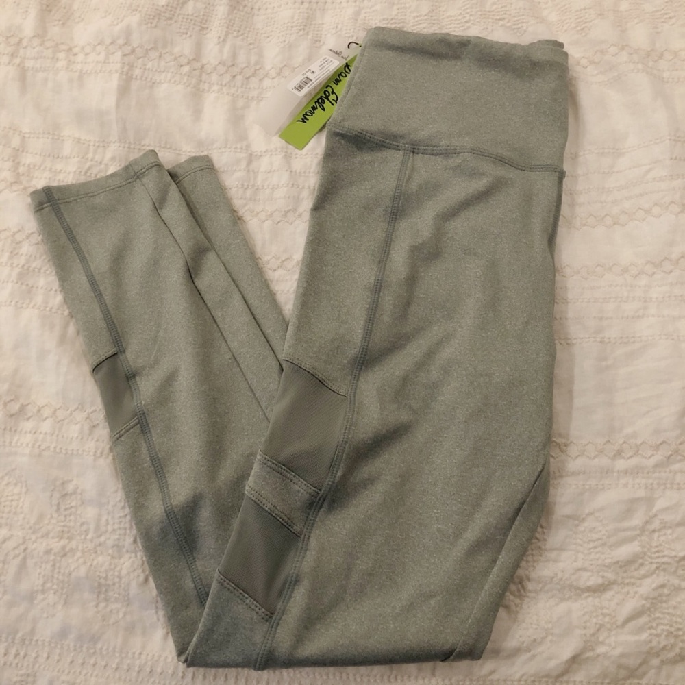 Sam Edelman Seafoam Green Mesh Leggings